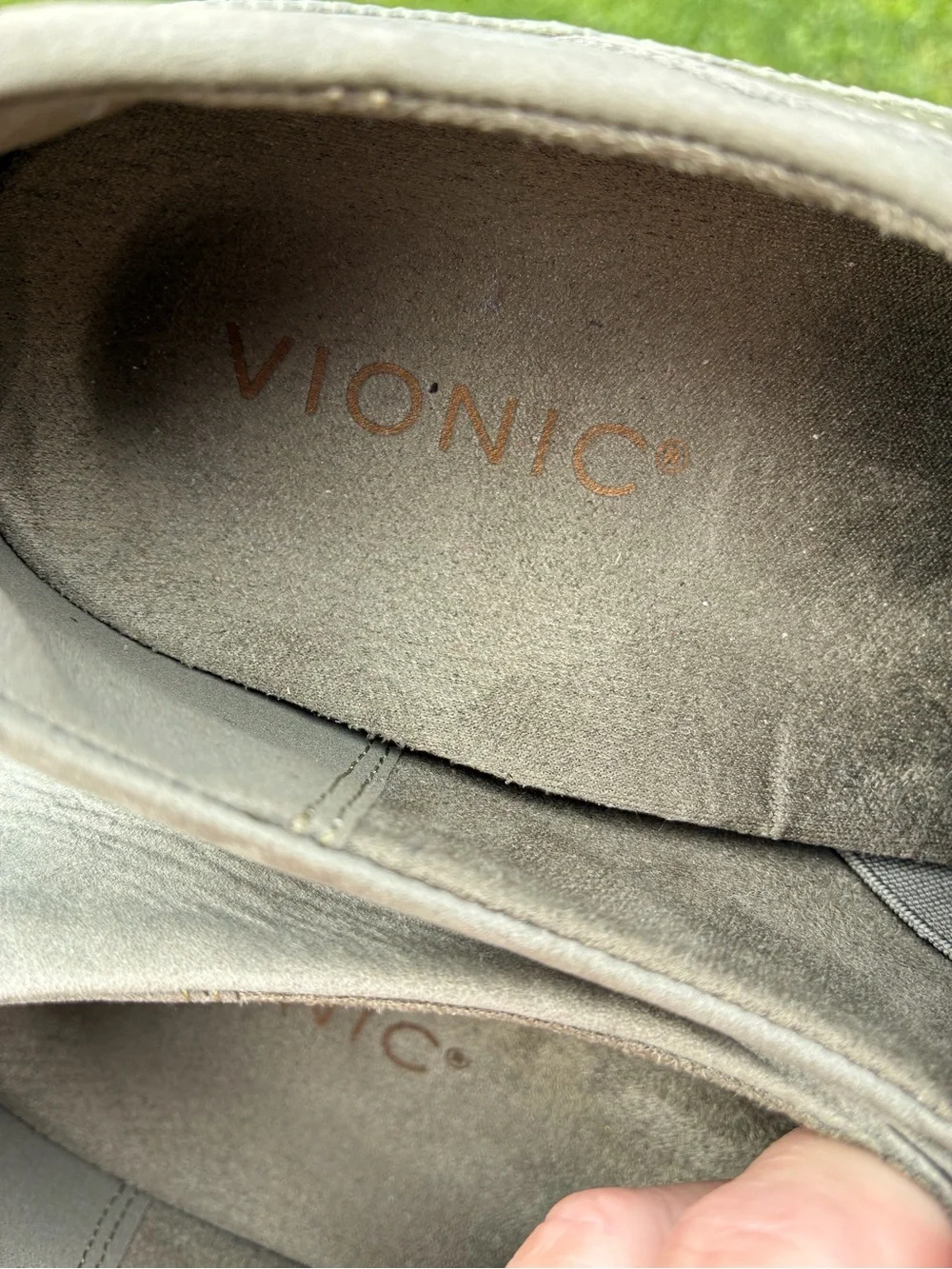 Vionic Slip-On Loafers Zinah Sage Green Women's 7.5